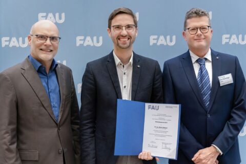 Zum Artikel "Promotionspreis der Technischen Fakultät der FAU"